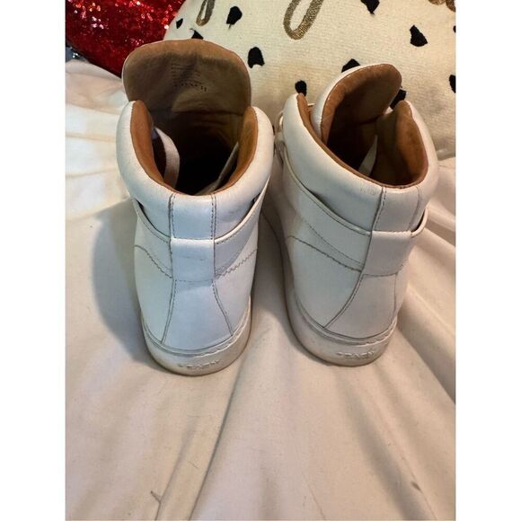 Coach unisex white leather Richmond high Top Fashion Sneaker size 9B(7 mens) - Picture 5 of 11